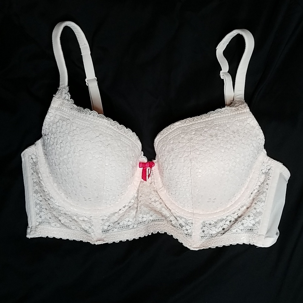 Victoria's secret |  lined demi bustier w/ lace